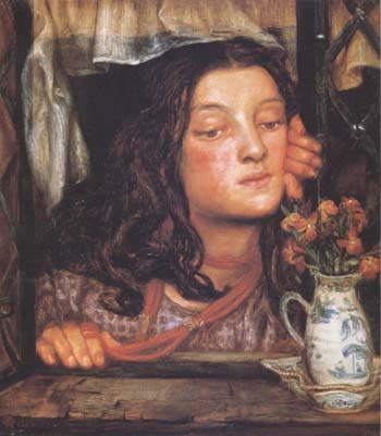 Girl at a Lattice (mk28)